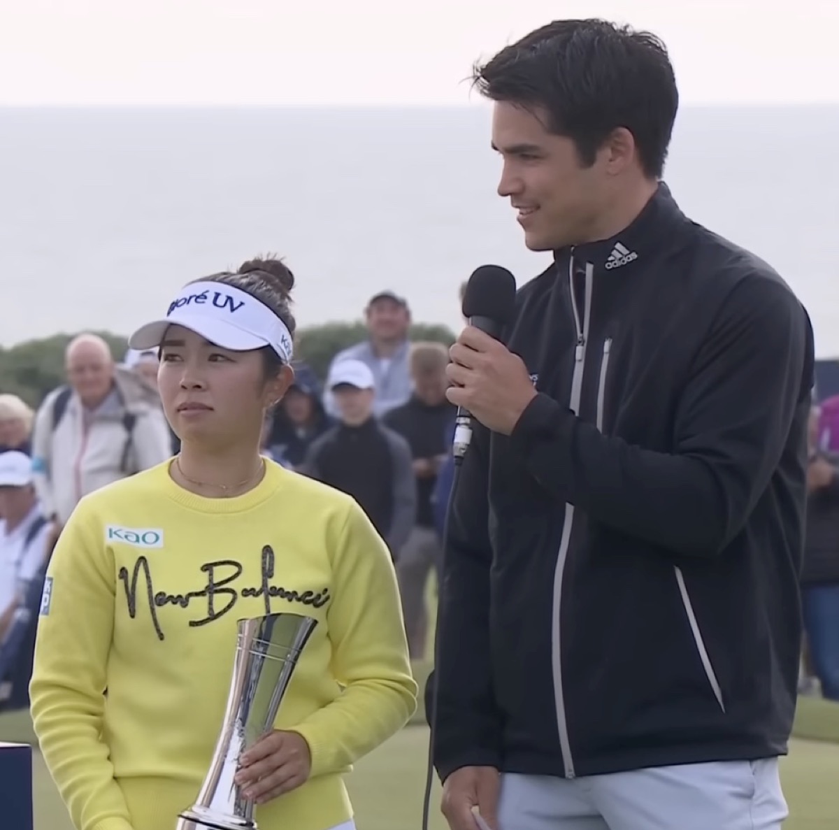 With Chisato Iwai at the AIG Women's Open