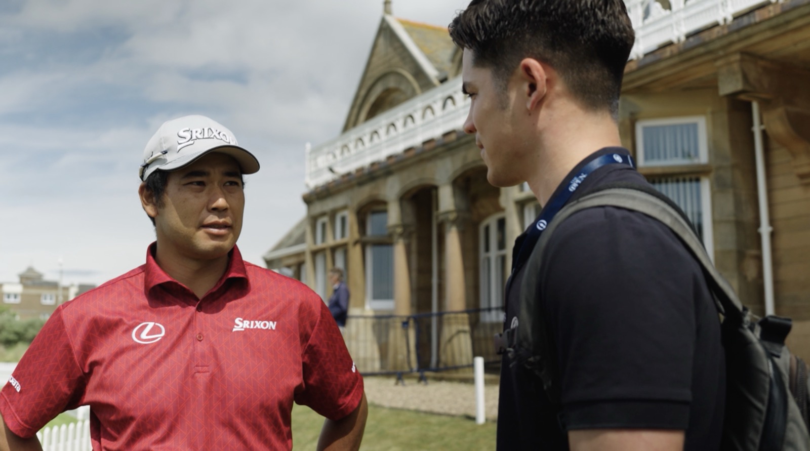 With Hideki Matsuyama at The Open Championship